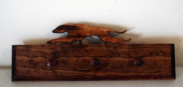 Leash Rack Running Dog $25