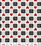 Hearts and Paws on Buffalo Check